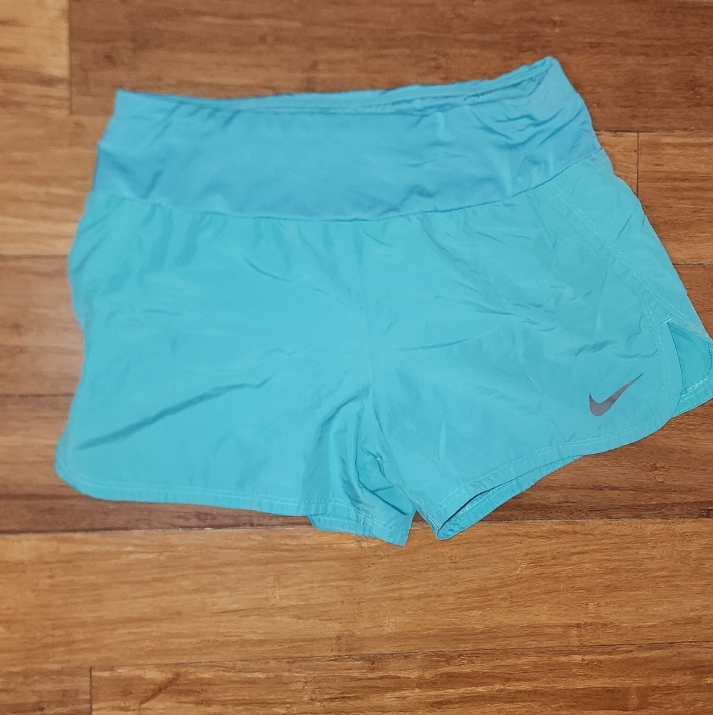 Nike Women's Aqua Blue Running Shorts